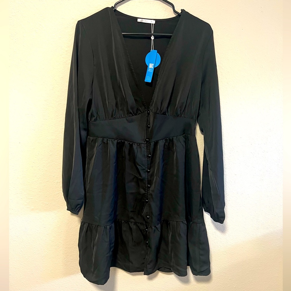 A brand new black dress